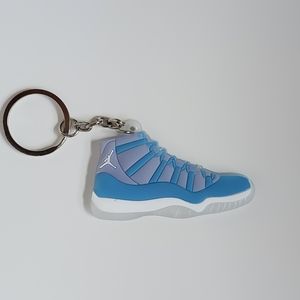 Jordan 11 Shoe Rubber Keychain.